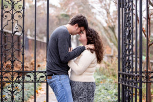 Engagement pictures in Mellon Park